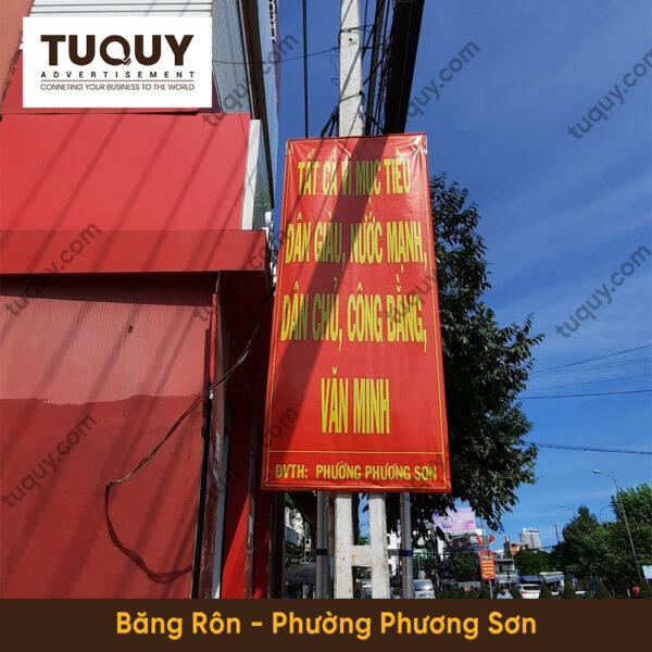 In Băng Rôn Quảng Cáo Giá Rẻ Tại Nha Trang