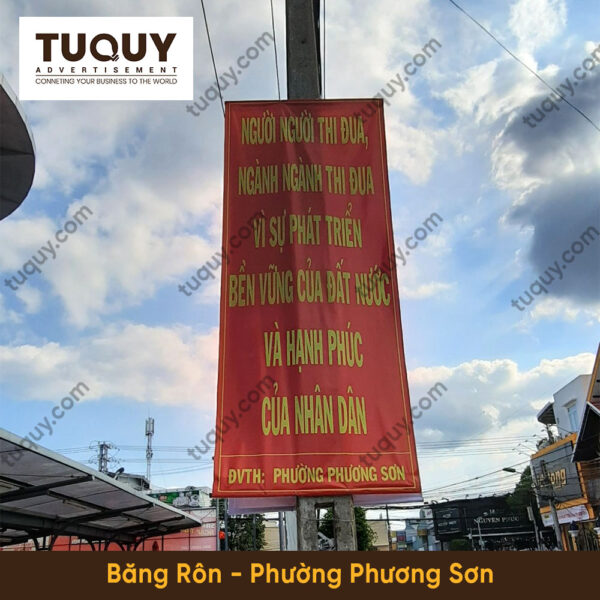 In Băng Rôn Quảng Cáo Giá Rẻ Tại Nha Trang