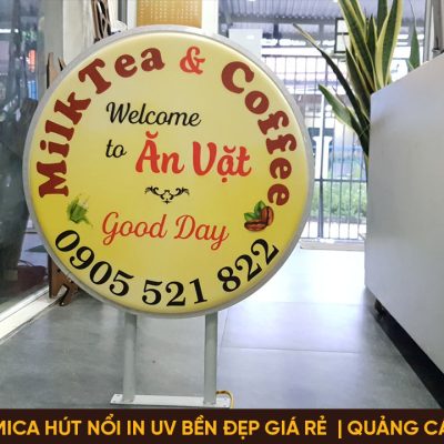 Hộp đèn mica hút nổi in uv tại Nha Trang | Quảng Cáo Tứ Quý